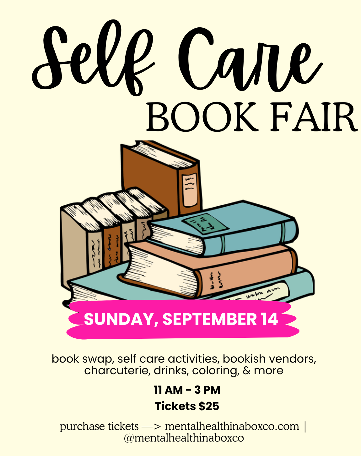 Self Care Book Fair | September 14th