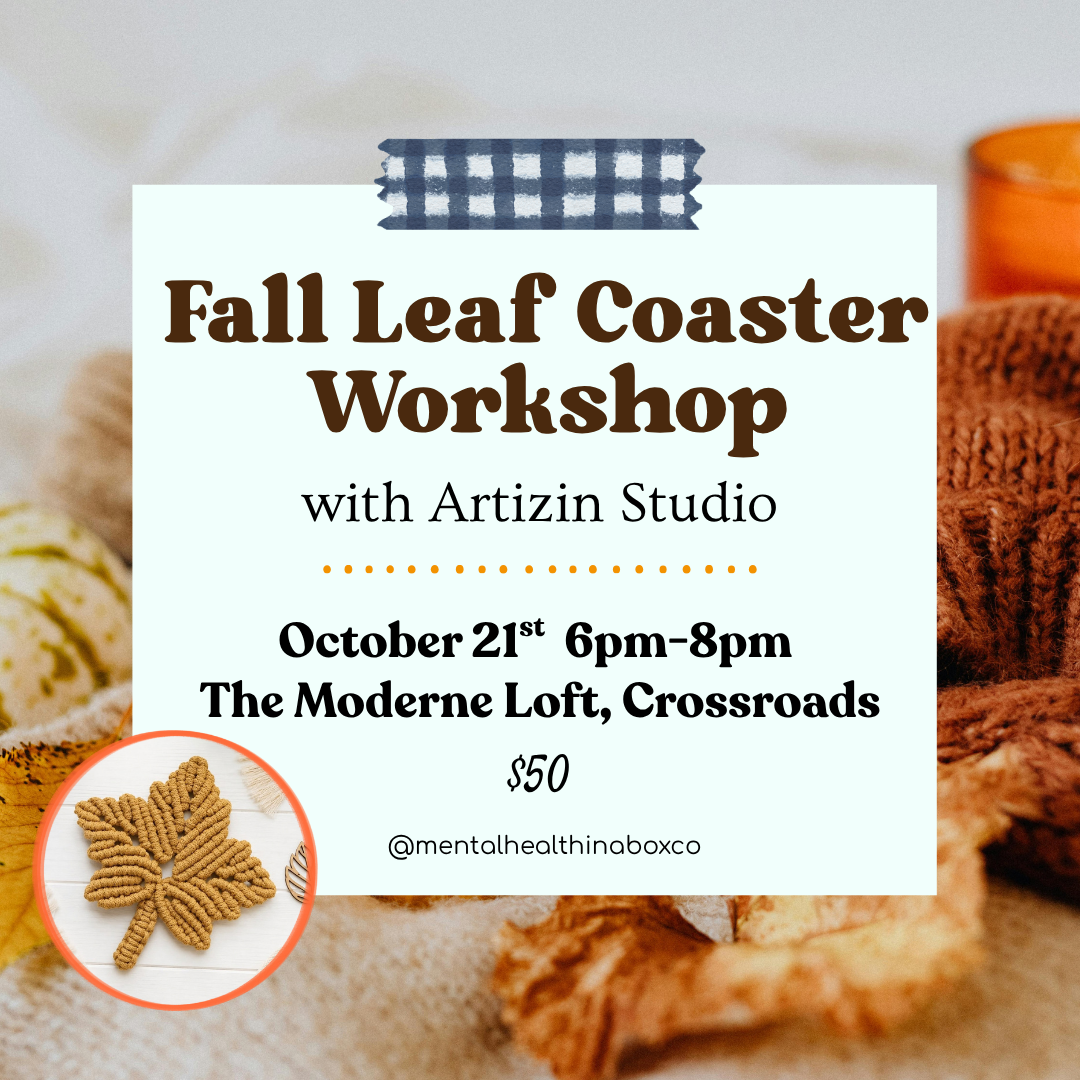 October 21st Fiber Art Workshop | Fall Leaf Coasters