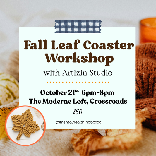 October 21st Fiber Art Workshop | Fall Leaf Coasters
