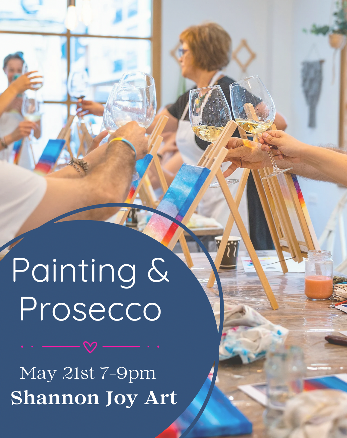Painting & Prosecco Night | Shannon Joy Art