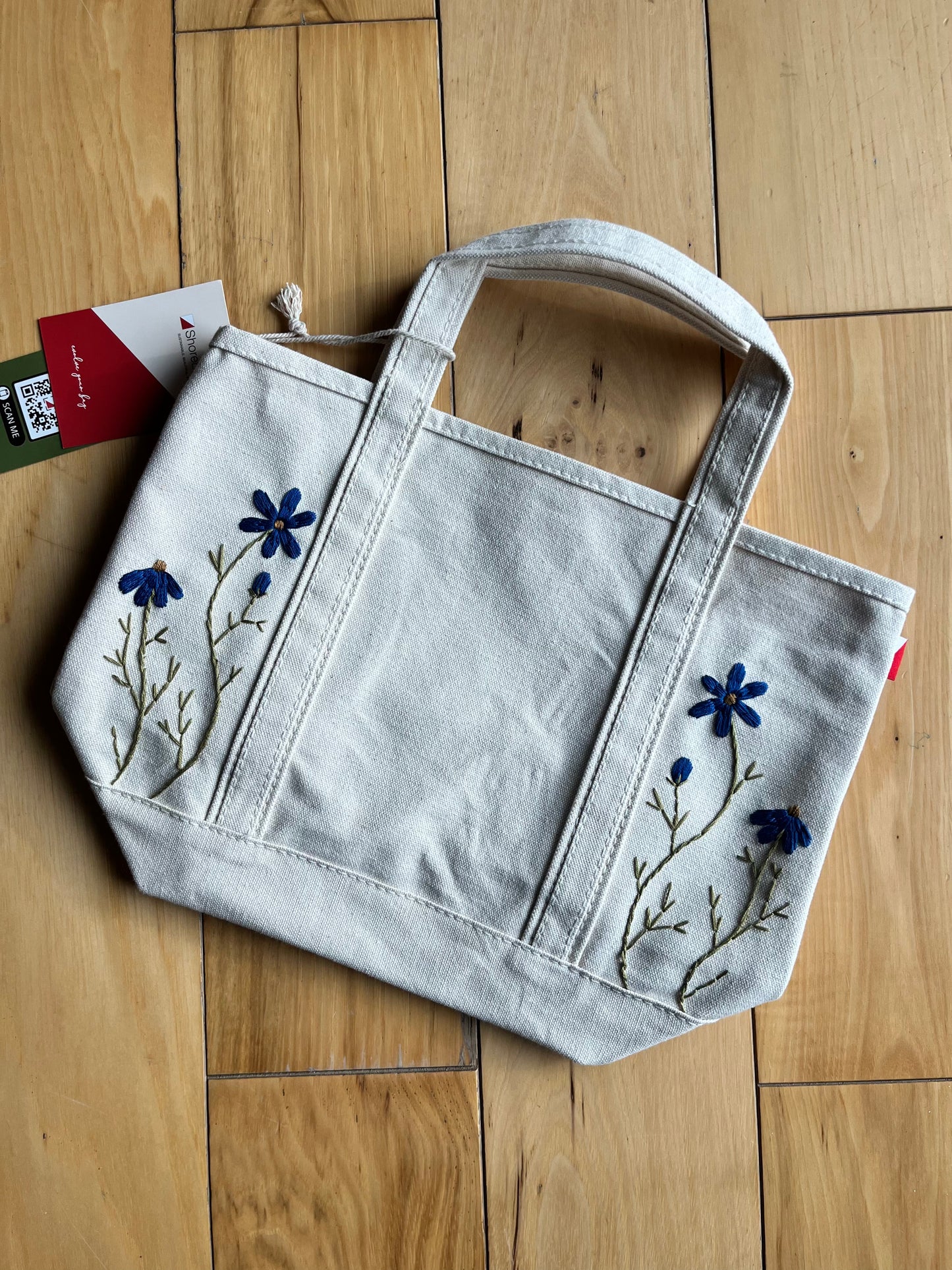 Summer Florals Tote Bag Embroidery Workshop | July 20th