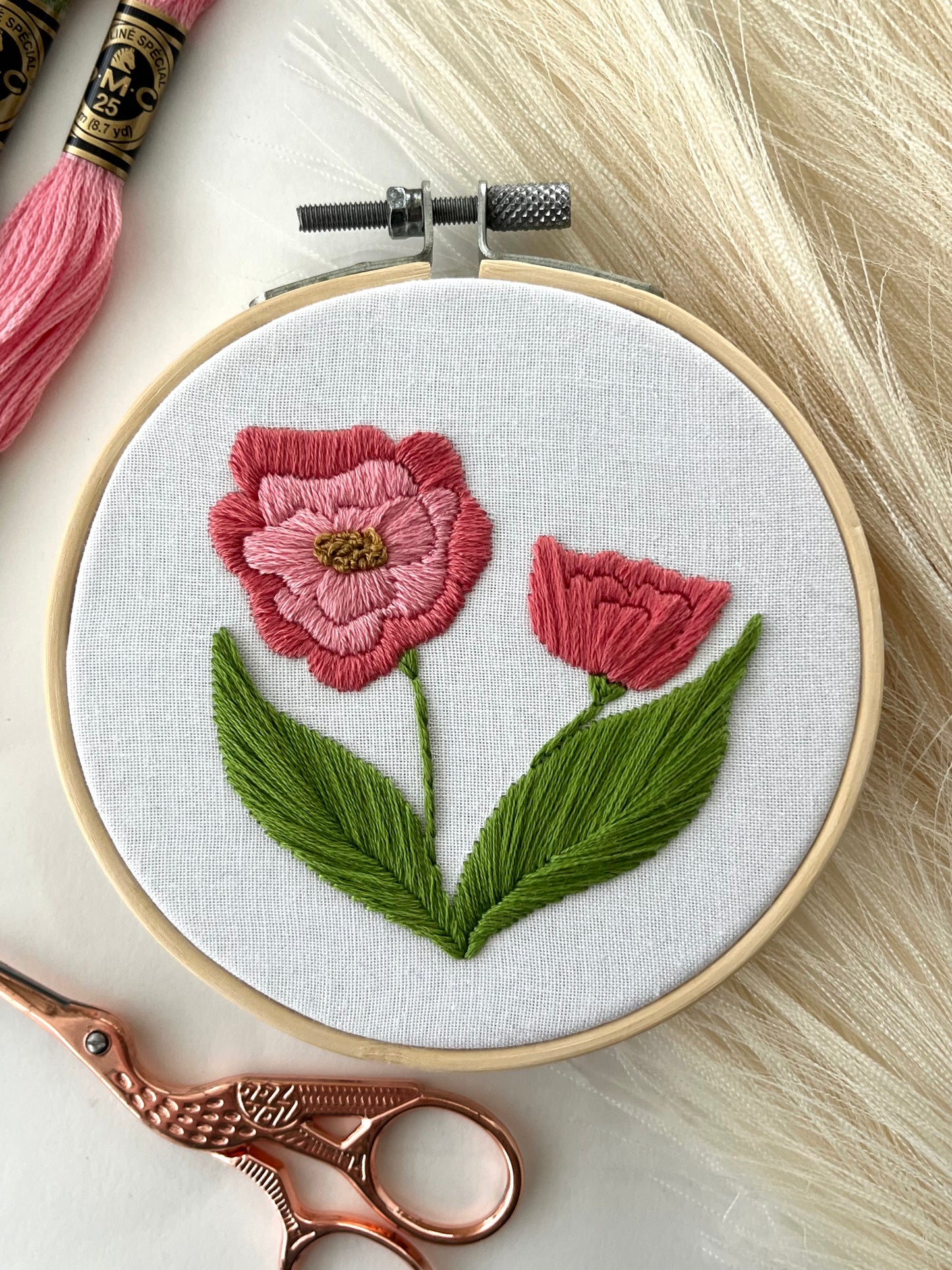 Summer Florals Tote Bag Embroidery Workshop | July 20th