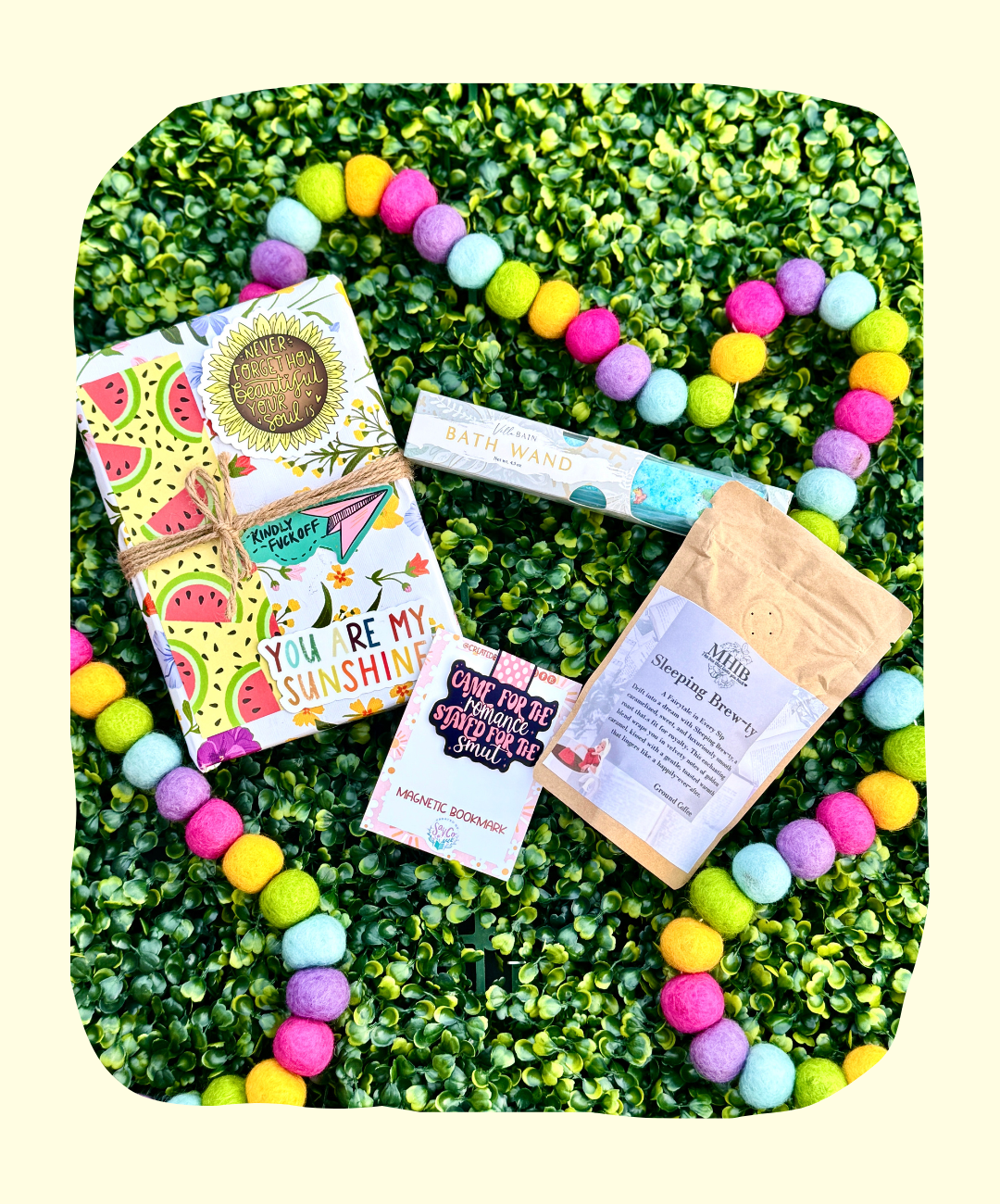 Book Themed Self Care Mystery Box