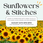 Sunflowers & Stitches Embroidery Workshop | August 24th